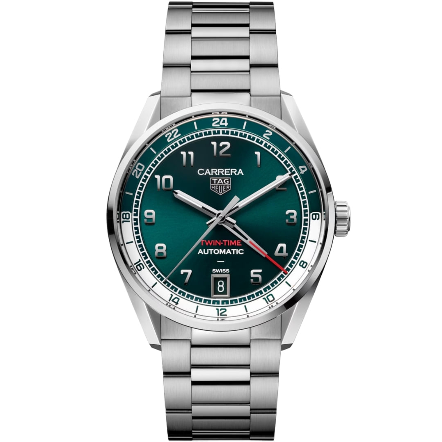 あ*や様 TAG Heuer Carrera Twin-Time 自動巻き時計 Relógio TAG Heuer Carrera Date Twin-Time 41MM - WDA2114.BA0043